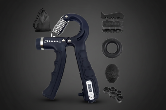 Grip Strengthener Set – Grey & Black Background
